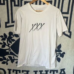 XXXtentacion Memorial Tee White Graphic T-Shirt Size Large Double Sided